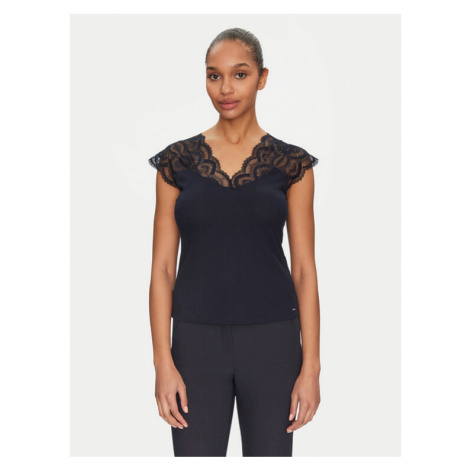 Morgan Blúzka 222-DELO Tmavomodrá Regular Fit