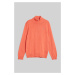 SVETER GANT COTTON FLAMME HALF ZIP SUNSET PINK