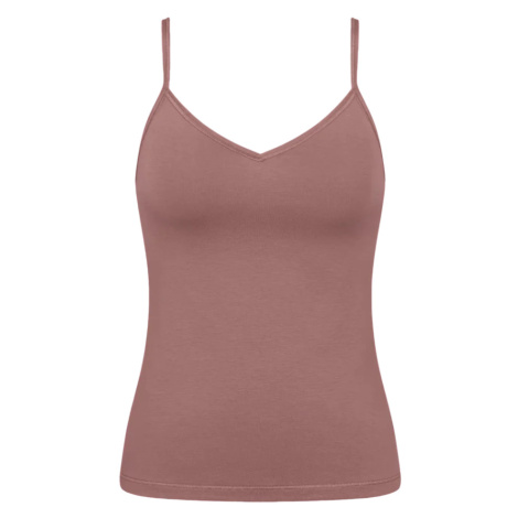 Dámske bavlnené tričko GO Daily Spaghetti Top - - hnedá 1141 - SLOGGI