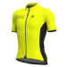 ALÉ Cyklistický dres s krátkym rukávom - SOLID COLOR BLOCK - žltá