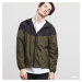 Vetrovka Urban Classics 2-Tone Tech Windrunner Olive/ Black