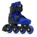 SFR Plasma Adjustable Children's Inline Skates - Black / Blue - UK:1J-4J EU:33-37 US:M2-5