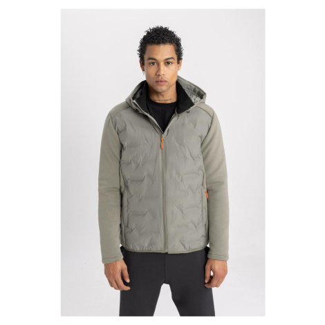 DeFactoFit Slim Fit Hooded Coat