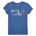 Polo Ralph Lauren  SS POLO TEE-KNIT SHIRTS-T-SHIRT  Tričká s krátkym rukávom Modrá