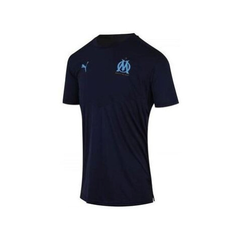 Puma  OM WARMUP TEE  Tričká a polokošele Modrá