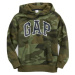 GAP V-CAMO ARCH Chlapčenská mikina, khaki, veľkosť