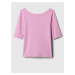 Ružové dámske basic tričko GAP