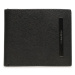 Calvin Klein Veľká pánska peňaženka Modern Metal Bifold 6Cc W/Coin K50K510586 Čierna