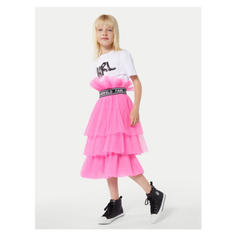 Karl Lagerfeld Kids Sukňa Z30093 S Ružová Regular Fit