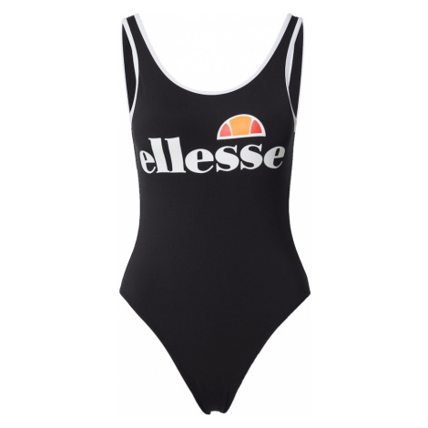 ELLESSE Jednodielne plavky  čierna / biela