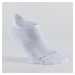Ponožky na tenis RS 500 stredne vysoké 3 páry biele