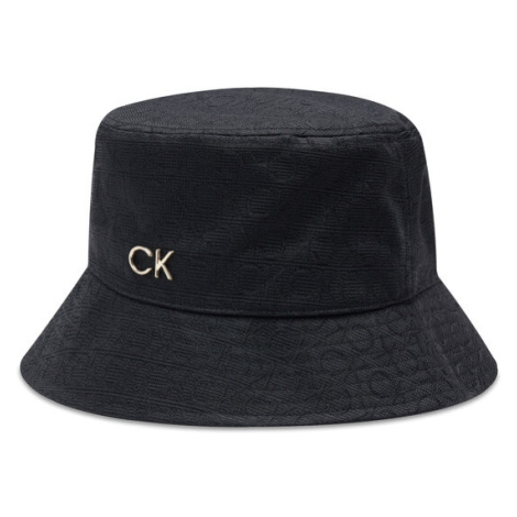 Calvin Klein Klobúk Bucket Monogram Jacquard K60K610019 Čierna