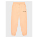 Calvin Klein Jeans Teplákové nohavice Logo IG0IG01509 Oranžová Relaxed Fit