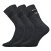 Boma Spot Unisex froté ponožky 3 páry BM000000607400101085 tmavo šedá