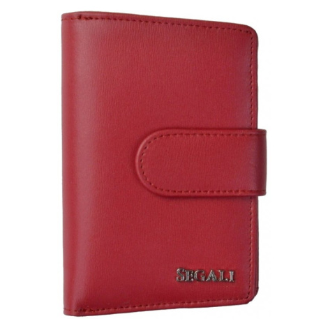 SEGALI Dámska kožená peňaženka SG 250313 červená