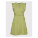Vero Moda Každodenné šaty Natali 10263273 Zelená Regular Fit