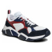Sneakersy TOMMY HILFIGER - Chunky Material Mix Sneaker FM0FM02660 White YBS