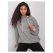 Women's grey hoodie