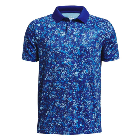 Boys' polo shirt Under Armour Perf Floral Speckle Polo