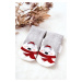 Christmas Socks Teddy Bears Grey