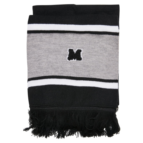 School team scarf black/heathergrey/white Urban Classics