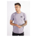 11 Degrees Muscle Fit T Shirt Mulled Grape