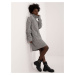 Gray loose knitted dress