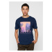 Liberty Sunset Navy Lightweight T-Shirt