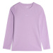 Dievčenské tričko s dlhým rukávom 4F JUNIOR LONGSLEEVE-JAW23TLONF141-52S-LIGHT VIOLET