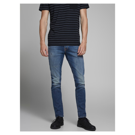 Modré slim fit rifle Jack & Jones Glenn