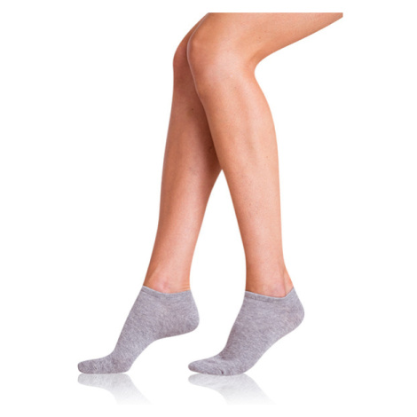 Bellinda COTTON IN-SHOE SOCKS 2x - Dámske krátke ponožky 2 páry - sivá