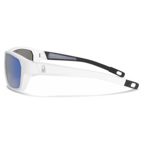 Slnečné okuliare Sailing 500 polarizačné plávajúce veľkosť S bielo-modré TRIBORD