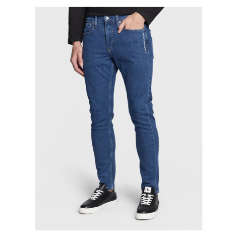 Calvin Klein Jeans Džínsy J30J322393 Modrá Slim Tapered Fit