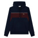 Lacoste  Colour Block Fleece Hoodie Navy Blue/Bordeaux  Mikiny Modrá