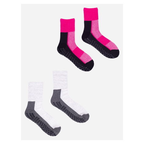 Yoclub Kids's Half-Terry Socks With ABS 2-Pack SKA-0131U-AA0A-001