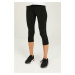 Lumberjack CT1163 CARLA SLOGAN 3/4 L BLACK Woman Leggings