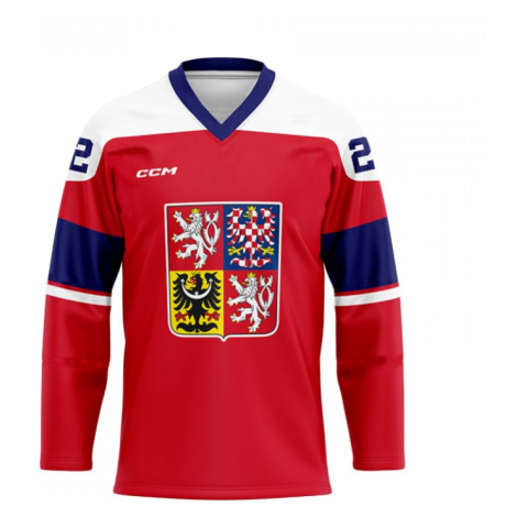 Hokejové reprezentácie hokejový dres Czech Republic red embroidered CCM