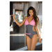 Beatrix Ardesia-Hollywood M-337 Swimsuit Pink-Gray