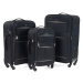 Sivo-čierna sada 3 nepremokavých kufrov &quot;Protector&quot; - veľ. M, L, XL