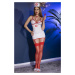 Červeno-biely kostým Nurse Set CR-4630