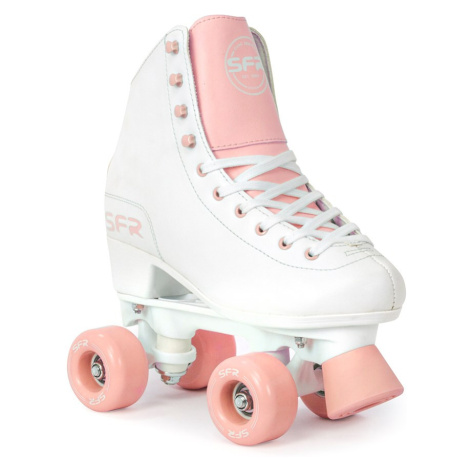 SFR Figure Children's Quad Skates - White / Pink - UK:5J EU:38 US:M6L7