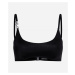 Plavky Karl Lagerfeld Karl Dna Glam Scoop Top Black