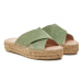 Manebi Espadrilky Hamptons Double Sole X Bands Sandals R 6.6 DX Zelená