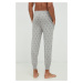 Bavlnené pyžamové nohavice Polo Ralph Lauren šedá farba,vzorovaná,714899500