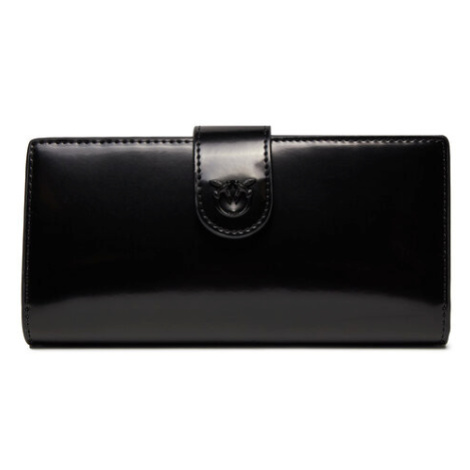Pinko Veľká dámska peňaženka Horizontal Wallet . PE 24 PCPL 102841 A1EN Čierna