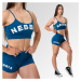 NEBBIA - Športová podprsenka GYM HERO 579 (dark blue) - NEBBIA