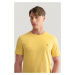 TRIČKO GANT REG SHIELD SS T-SHIRT PARCHMENT YELLOW