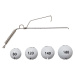 Madcat golf ball jig system anti snag - 80+120 g