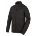 Men's fleece sweater with zip HUSKY Alan M black