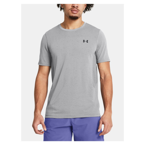 Sivé pánske tričko Under Armour Vanish Seamless SS